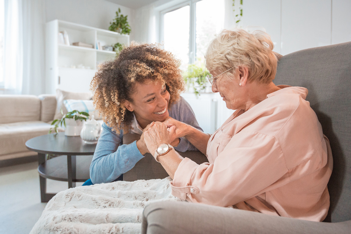 nurse with patient